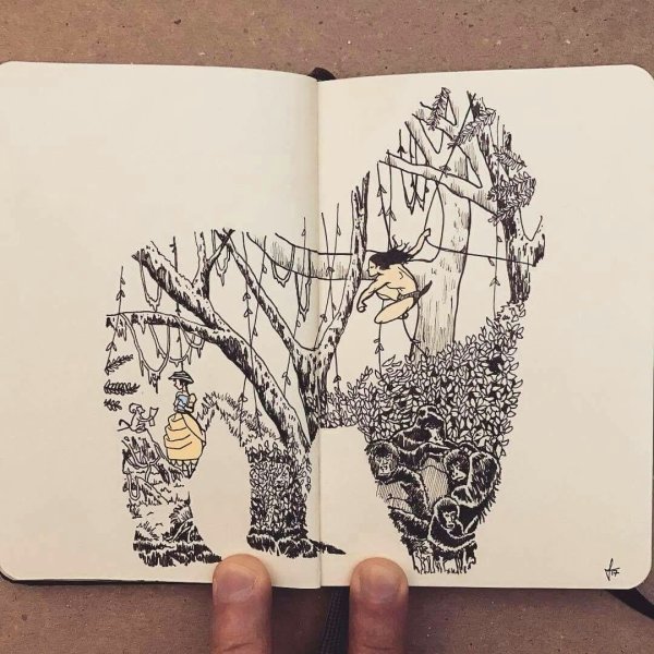 Маленькие рисуночки для блокнота