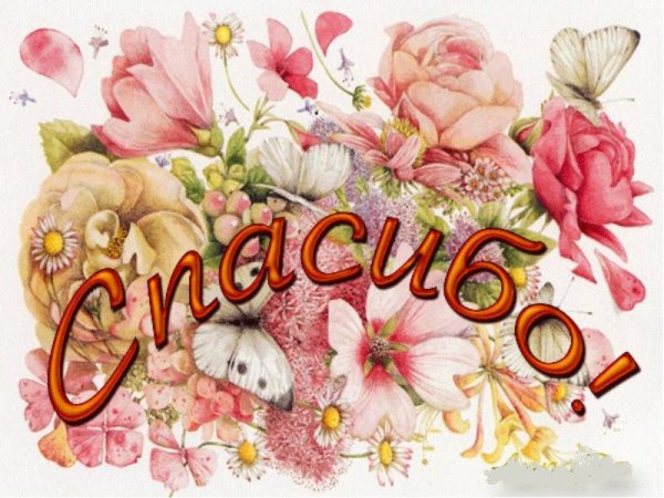 Красивые открытки с благодарностью