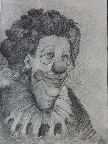 Клоун карандаш