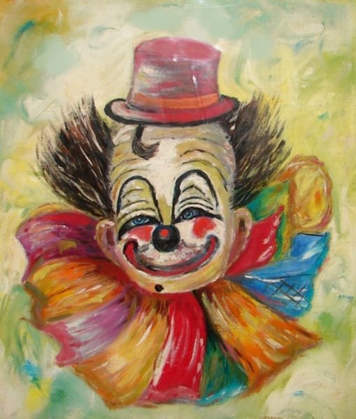 Клоун рисование с детьми