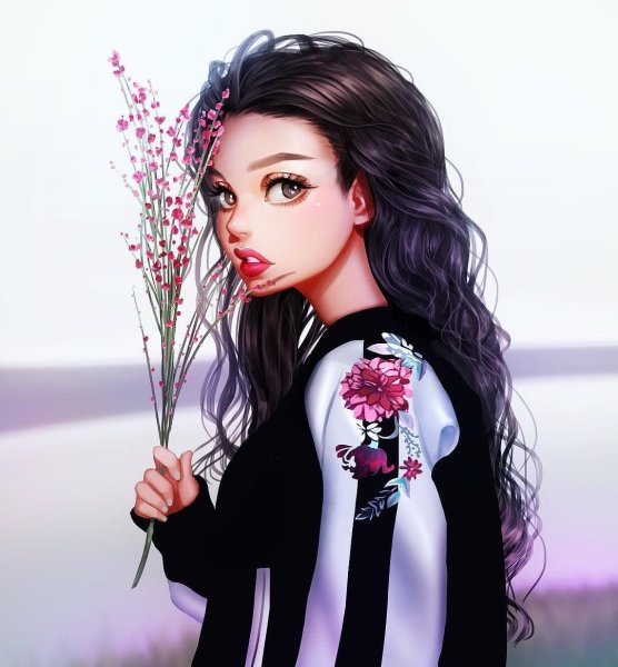 Красивые мультяшные девочки