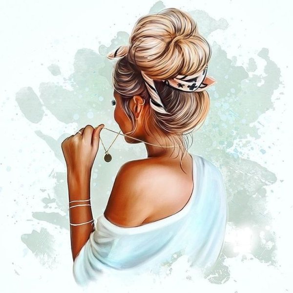 Нарисованные девушки крутые