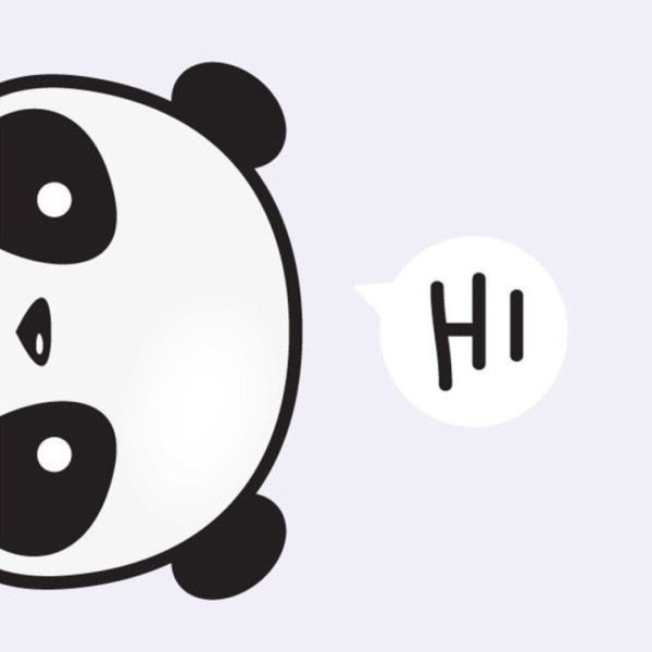 Панда зарисовка