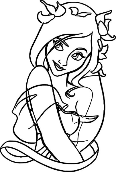 Кошки. Раскраска