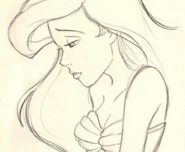 Красивые рисунки девушек карандашом легкие