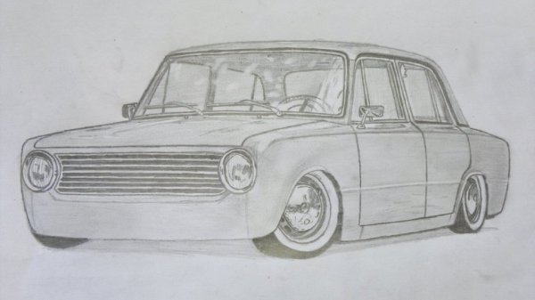 ВАЗ 2101 рисунок
