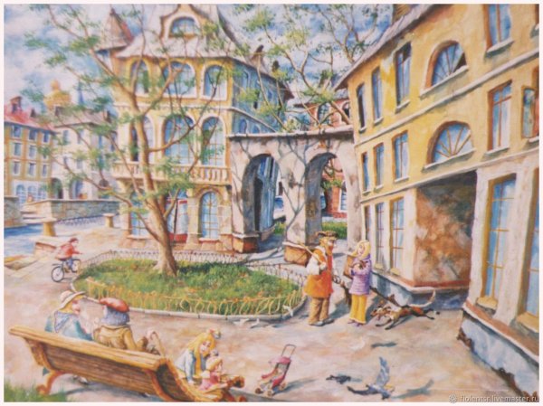 Лидия Диннер художник Питерский двор