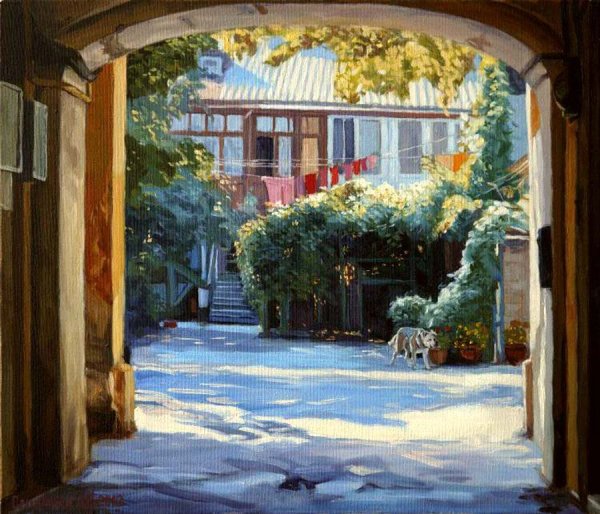 Художник Сергей Крыловский одесские Дворики