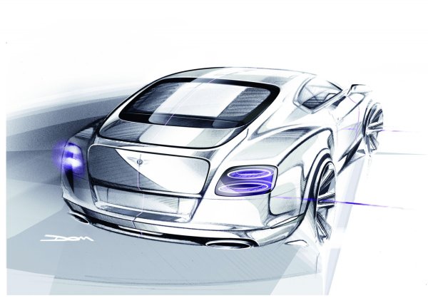 Bentley gt 2021 Design Sketch