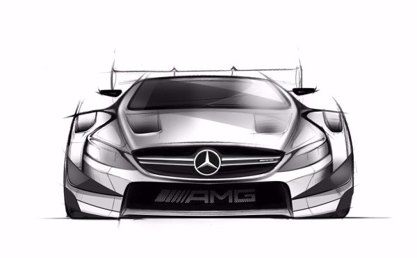 Mercedes c63 AMG чертеж