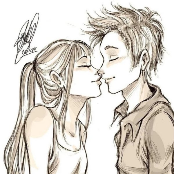 Влюбленные карандашом