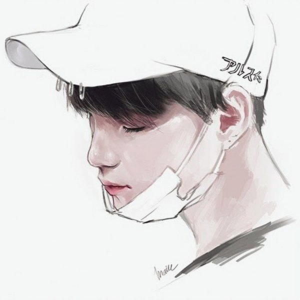 Min yoongi BTS рисунки