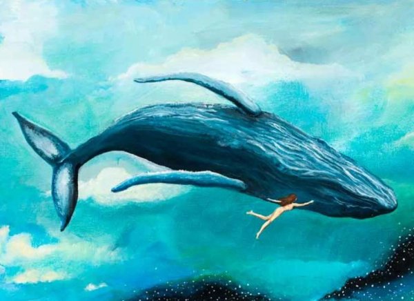 Кит рисунок