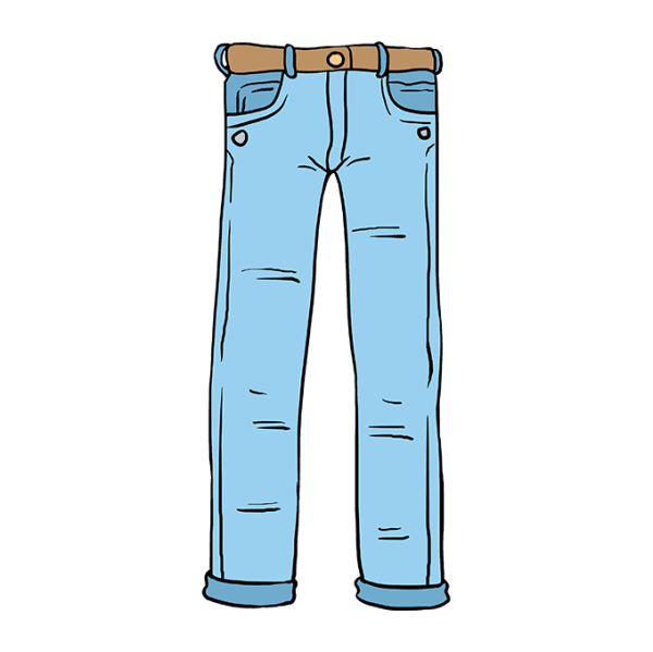 Джинсы иллюстрация