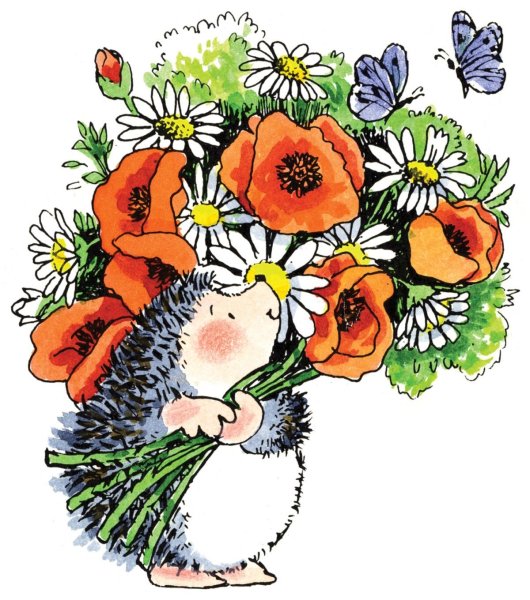 Зверюшки с цветами