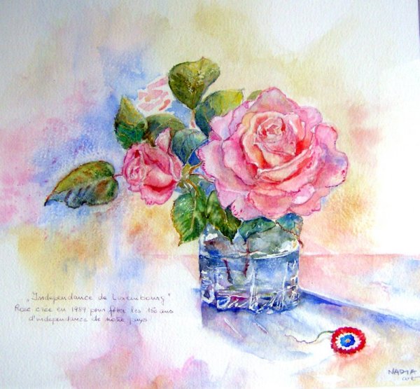 Открытка на др акварелью