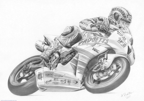 Мотоцикл эскиз