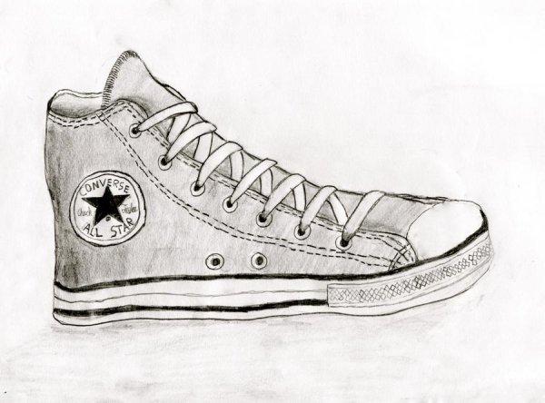 Кроссовки простые скетч