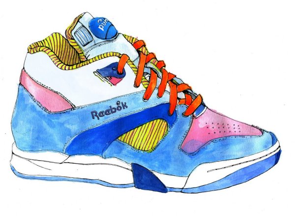 Кроссовок иллюстрация