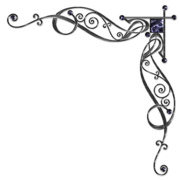 Угловые вензеля прозрачные