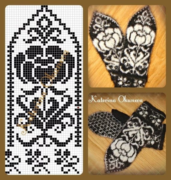 Жаккард для варежек