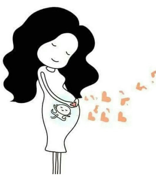 Беременная девушка