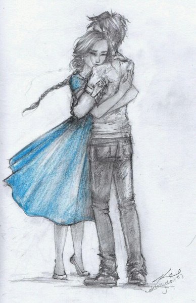 Рисунки для срисовки пары