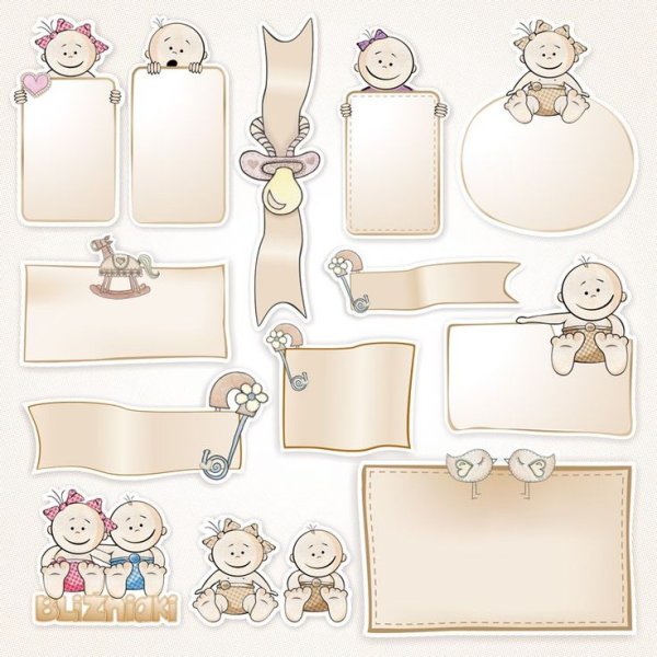 Украшения для детского альбома