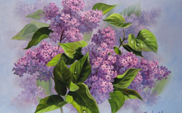 Алмазная мозаика Painting Diamond сирень