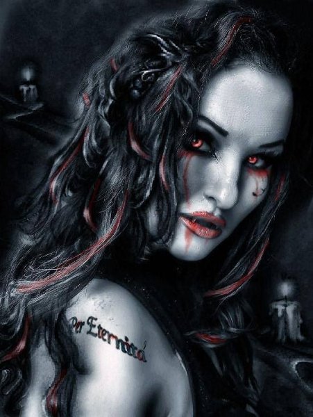 Вампирша с желтыми глазами
