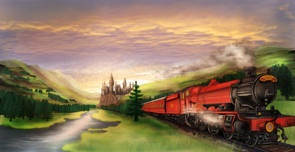 Поезд Хогвартс экспресс