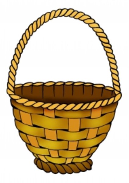 Дети с корзинкой