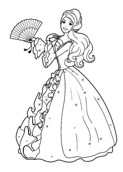 Раскраски девушки