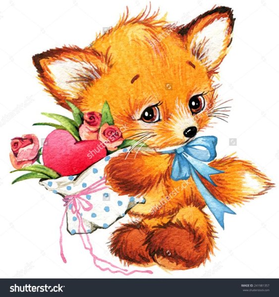 Зверюшки с цветами