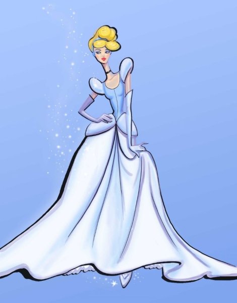 Золушка рисунок для детей