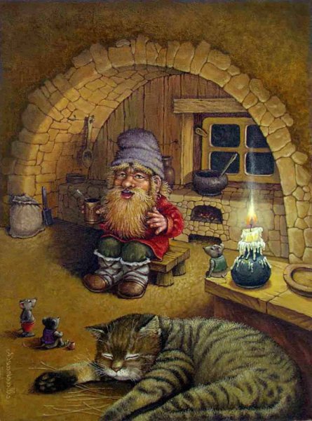 Домовой картины Александр Маскаев