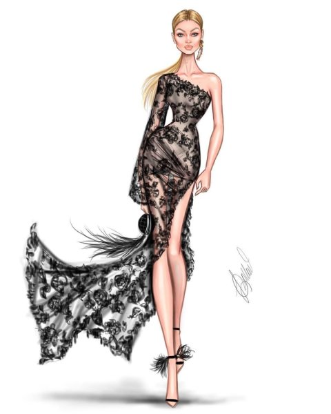 Эскизы моделей Hayden Williams