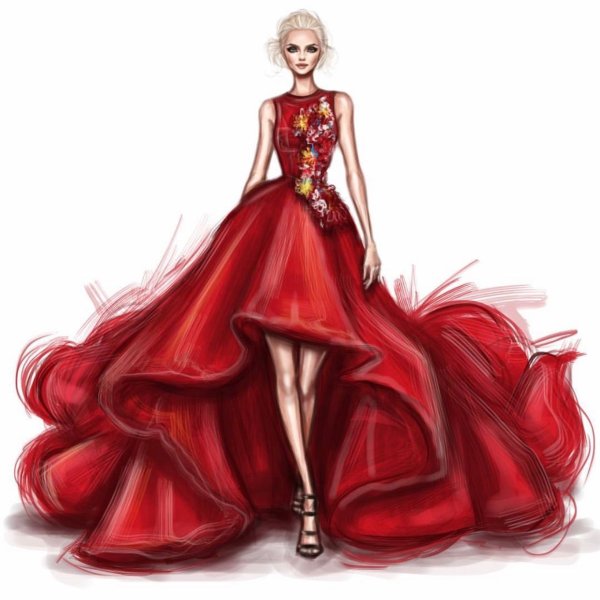 Иллюстрации стильных девушек