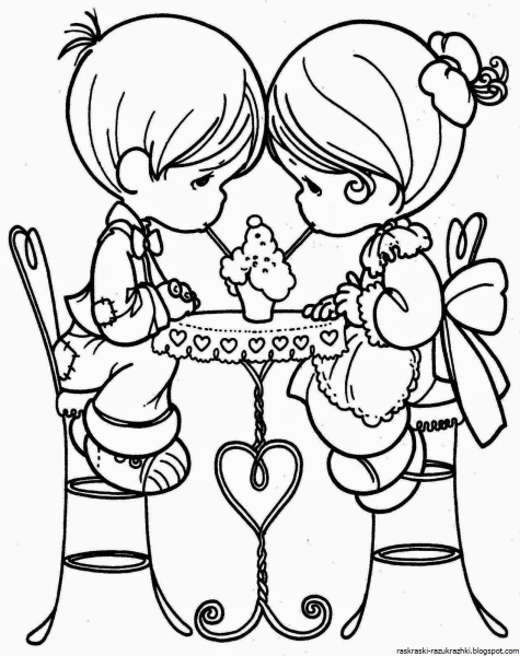 Раскраска "мишки"