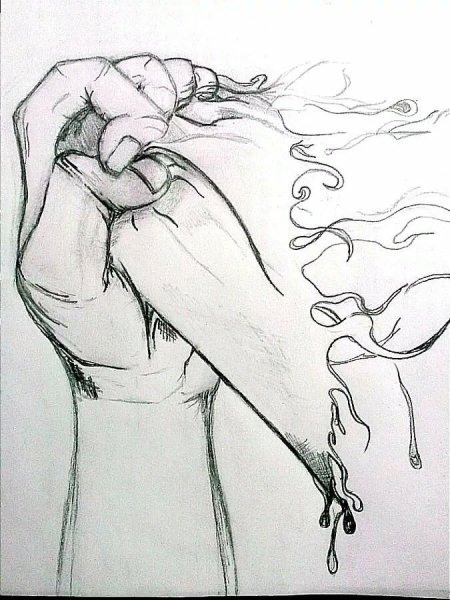 Странные рисунки карандашом