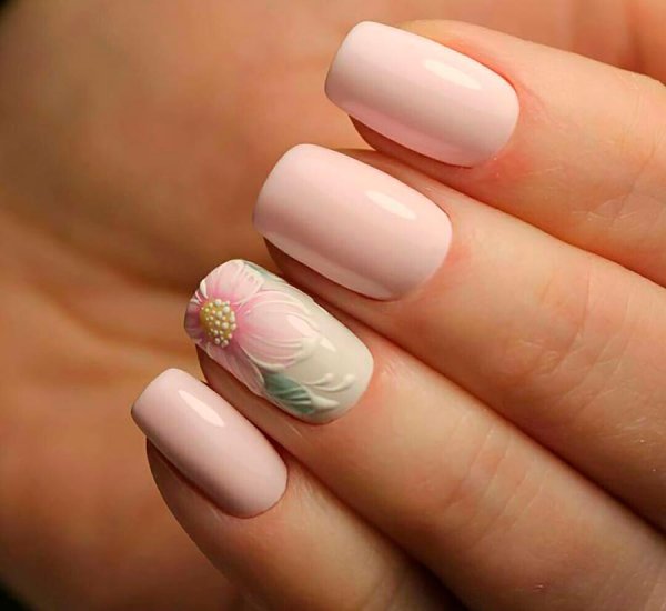 Маникюр в ю пастельных тонах
