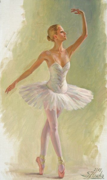 Балерина рисунок