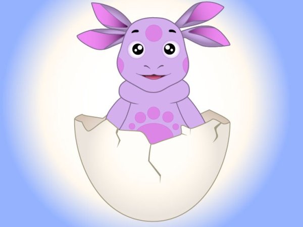 Уроки рисования и раскрашивания Лунтика