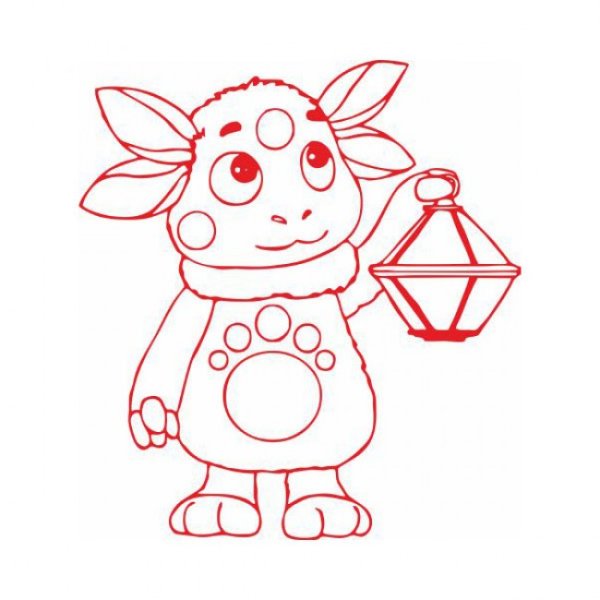 Лунтик по клеточкам