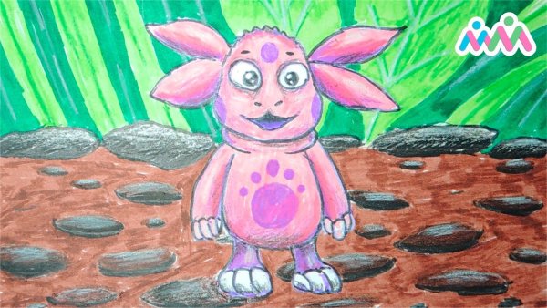 Нарисовать Лунт ка поэтапно