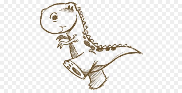 Маленький Динозаврик рисунок