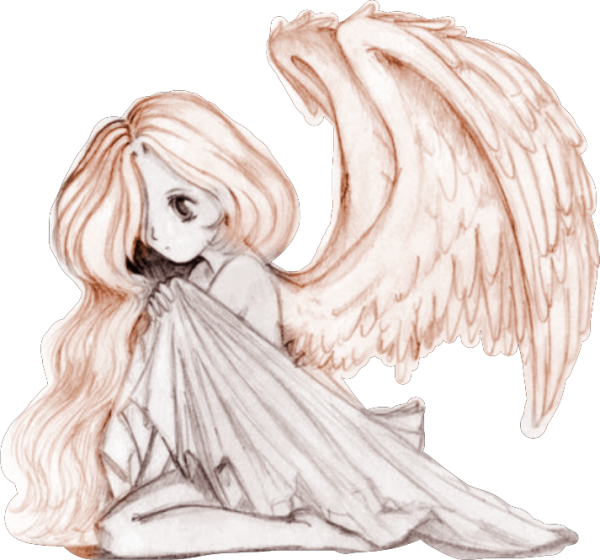 Ангел карандашом
