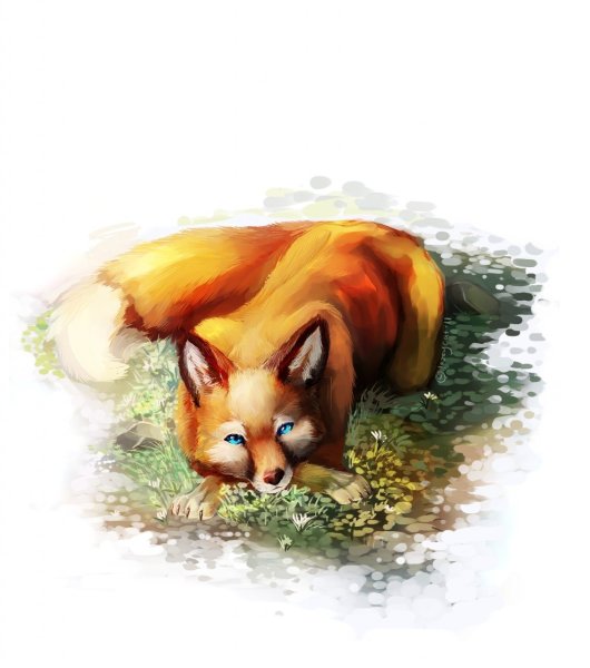 Лисенок мультяшный