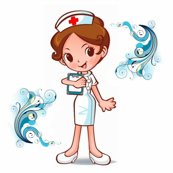 Раскраска медсестра