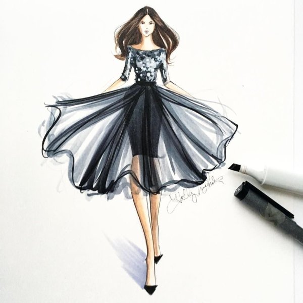 Фэшн иллюстрация